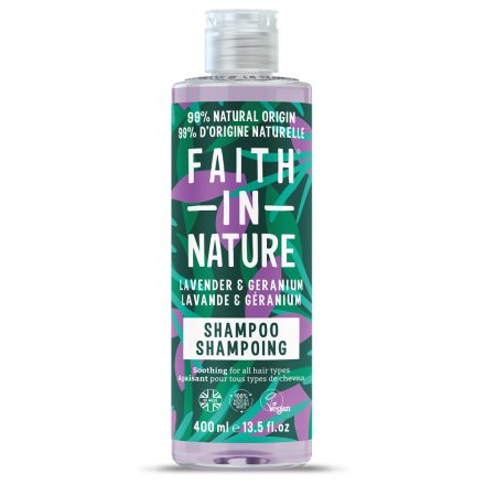 Faith in Nature Sampon Levendula és Geránium 400 ml