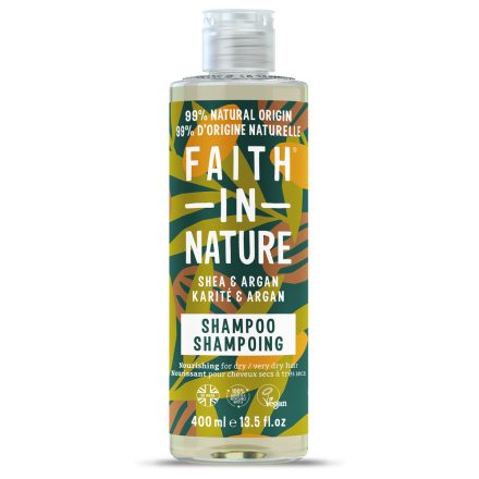 Faith in Nature Sampon Shea vaj és Argán olaj 400 ml