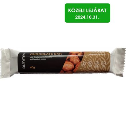 Almitas Törökmogyorós (26%) szelet étcsokoládéval, édesítőszerekkel 40g