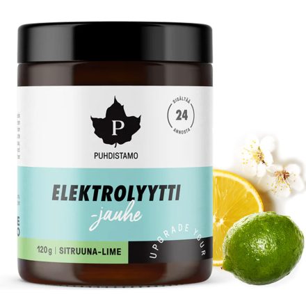 PUHDISTAMO Elektrolit 120g citrom-lime ízű italpor 