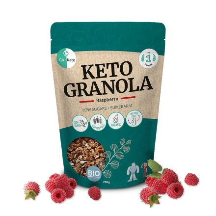 Go-Keto Bio Keto Granola málna ízben 290g