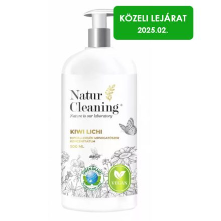 Naturcleaning mosogatószer koncentrátum Kiwi-Lichi, hipoallergén (500 ml)