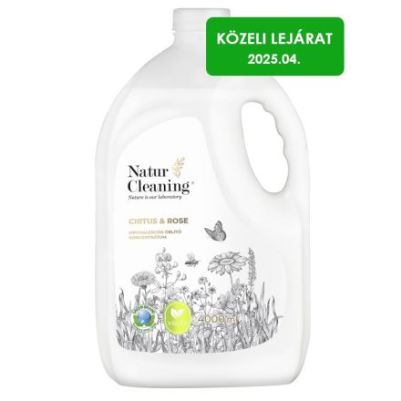 Naturcleaning Öblítő koncentrátum Citrus & Rose (4 liter)