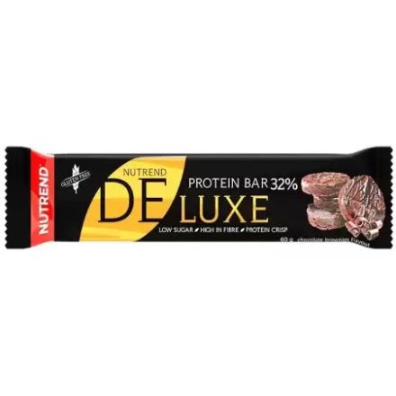 NUTREND Deluxe Fehérjeszelet - Csokoládé Brownie 60g