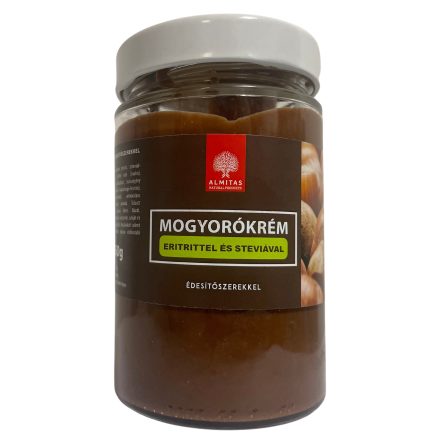 Almitas Mogyorókrém 350 g, édesítőszerekkel